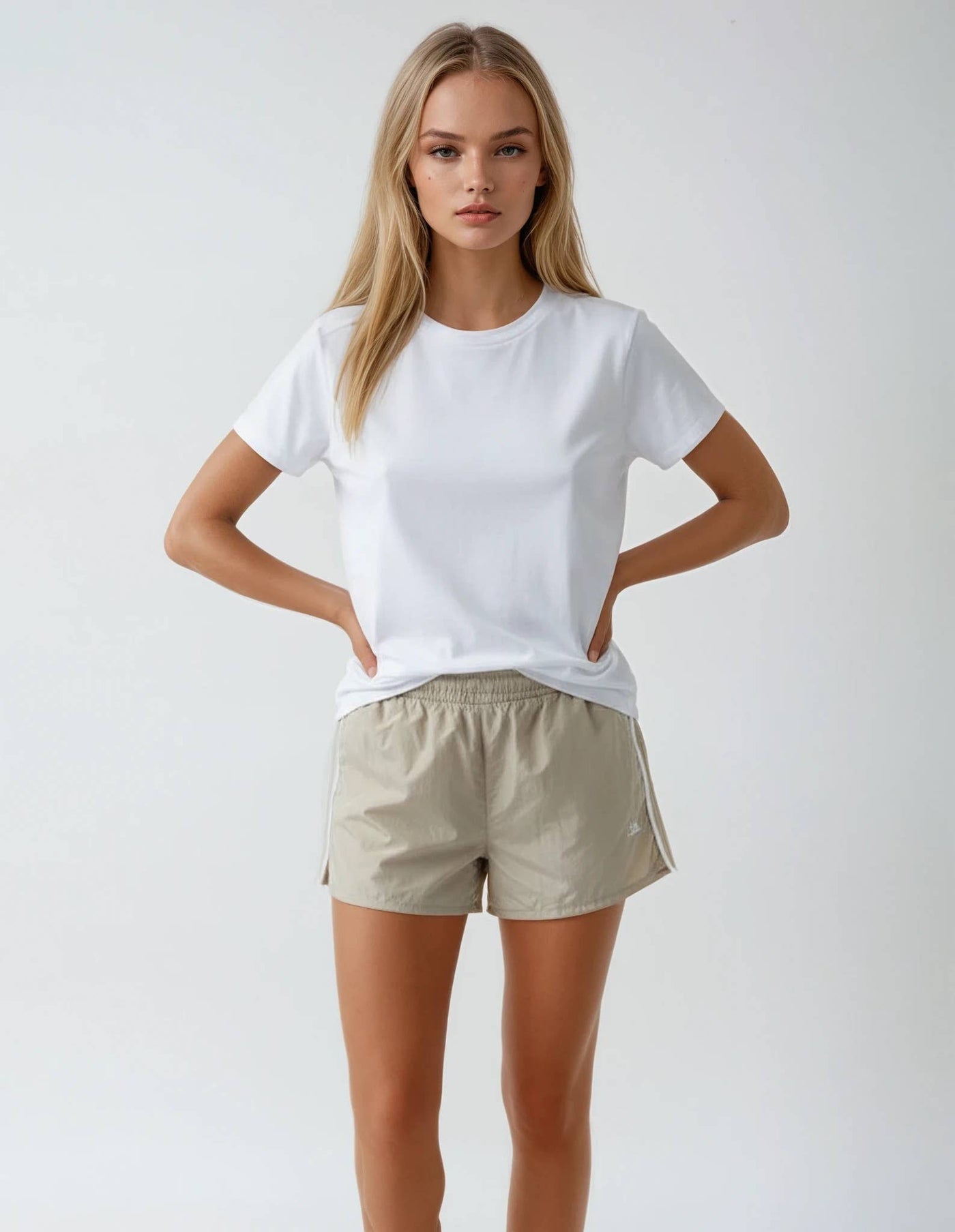 SHORTS BROWN GREY