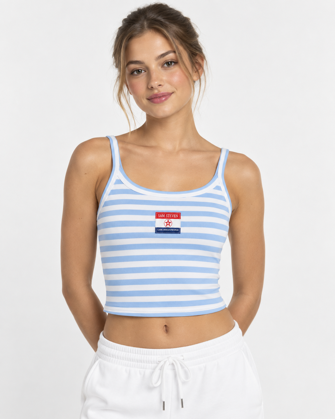 BLUE STRIPE TANK TOP